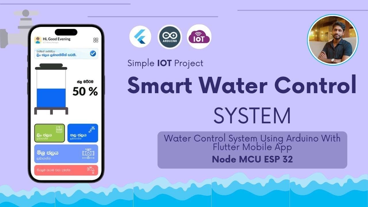 Smart Water Control System with Mobile App